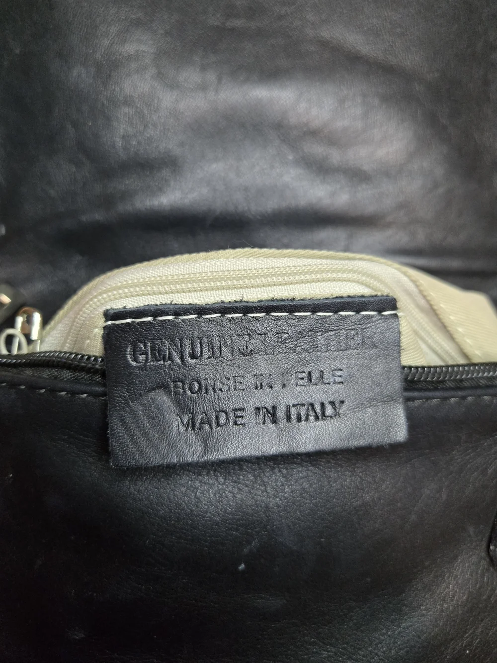 Minimalist Black Leather Messenger Crossbody for Men